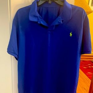 Polo- Men’s Royal Blue XL Collar Short Sleeve Shirt